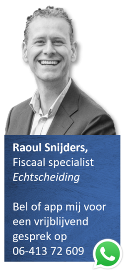 Fiscaal specialist Echtscheiding Raoul Snijders