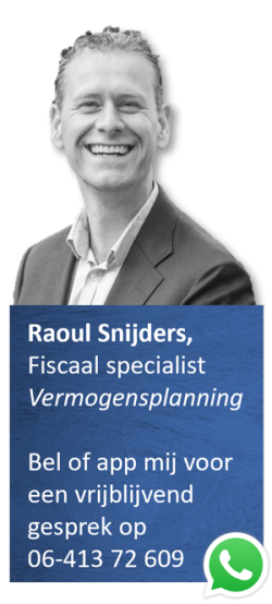 Fiscaal specialist Vermogensplanning Haarlem Raoul Snijders