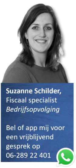 Fiscaal specialist Bedrijfsopvolging BOR Suzanne Schilder